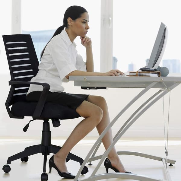 Shop Vecelo Home Office Chairs Ergonomic Adjustable Swivel Chairs
