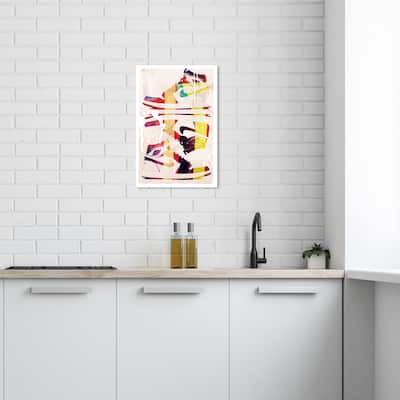 Wynwood Studio Canvas Fashion and Glam Colorful Street Sneakers White Modern & Contemporary Wall Art Canvas Print