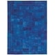 preview thumbnail 41 of 41, Nourison Vivid Textured Over-dyed Hair on Hide Modern Patchwork Area Rug 8' x 11' - Ink/Brindle - Rectangle