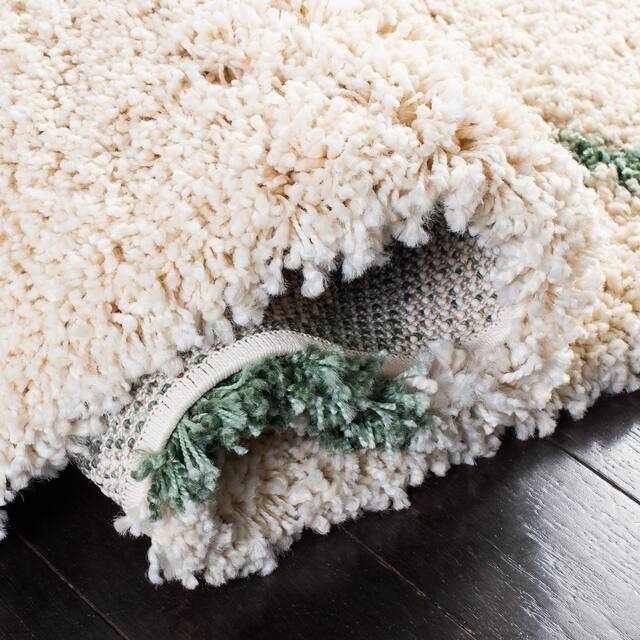 SAFAVIEH Hudson Shag Ogee Trellis 2-inch Thick Area Rug