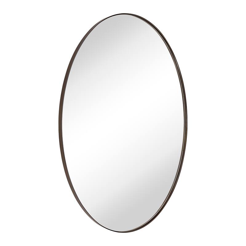 Javell Oval Metal Wall Mirror