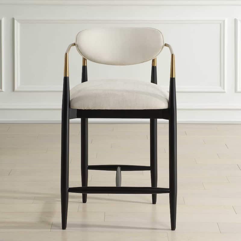 Uttermost Moxie White Counter Stool