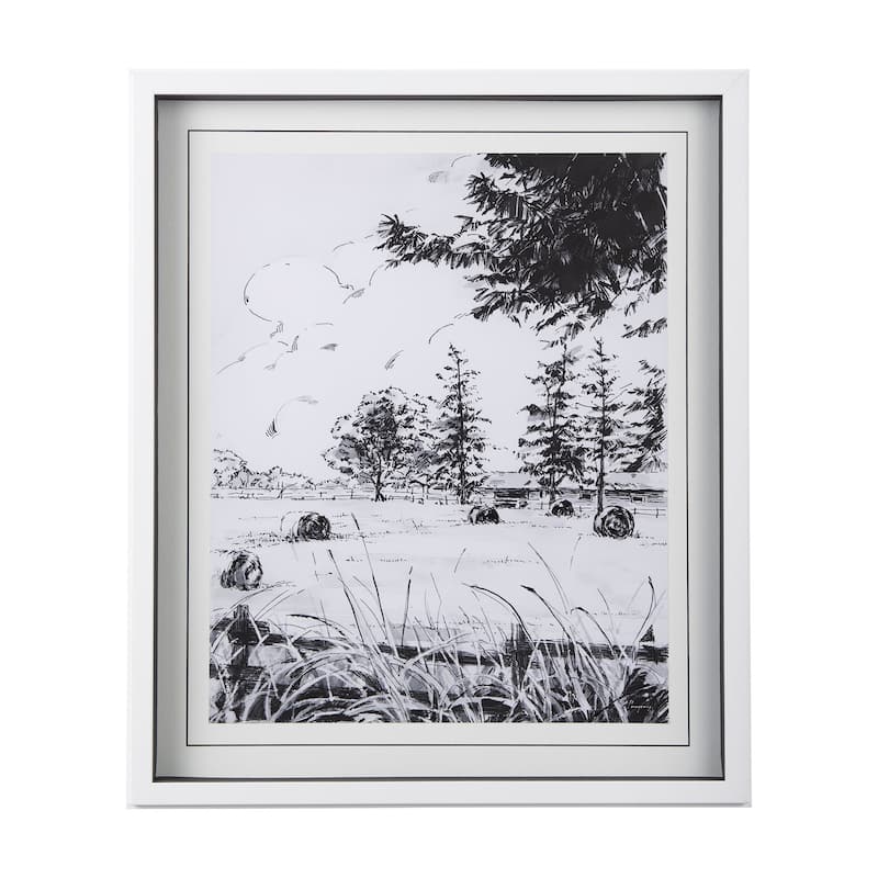 Farm View II Framed Art Print