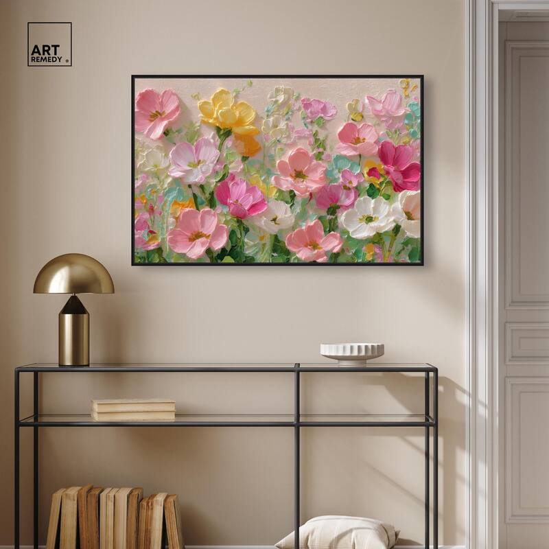 Expressed in Petals I Canvas by Art Remedy