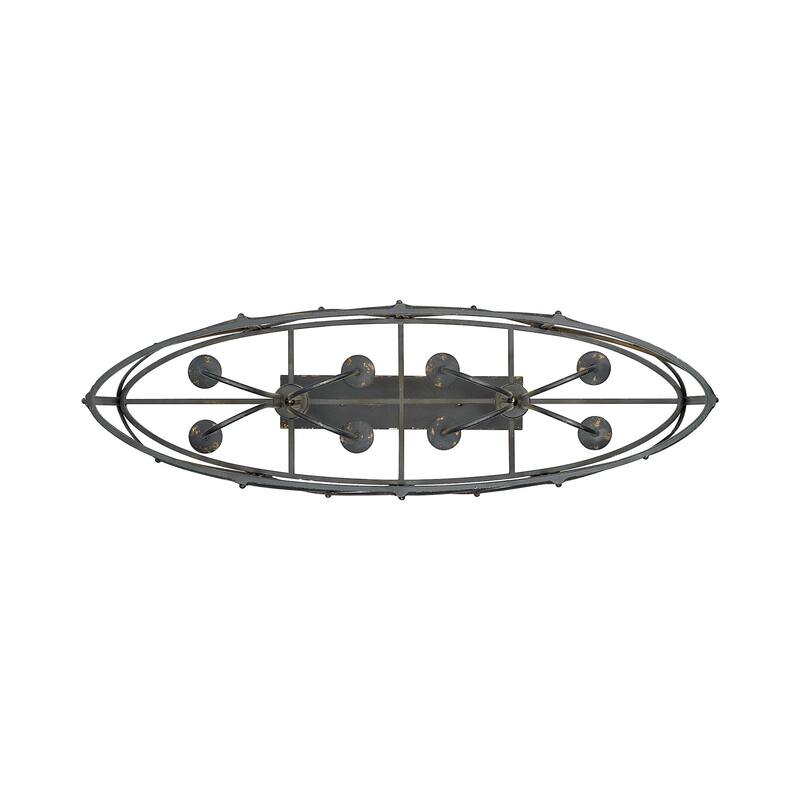 Golden Lighting 0890-LP Alcott 8 Light 45" Wide Linear Pendant