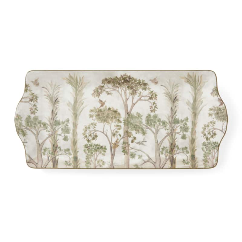 Kit Kemp for Spode Tall Trees Sandwich Tray - 12" x 6" - 12" x 6"
