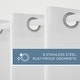 preview thumbnail 116 of 128, ATI Home Indoor/Outdoor Solid Cabana Grommet Top Curtain Panel Pair