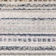 preview thumbnail 6 of 10, Cavett Textural Geometric Striped Beige/ Multi Area Rug
