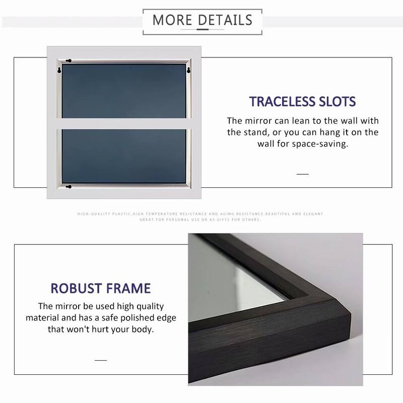 Carson Carrington Salmijarvi Wide Frame Full Length Floor Mirror