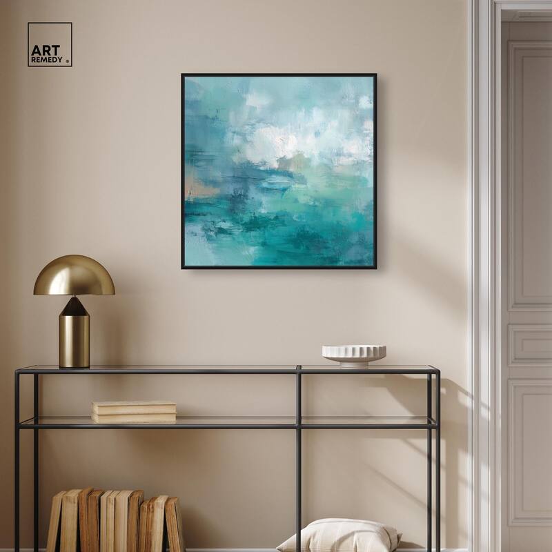 Green Blue II Canvas by Art Remedy