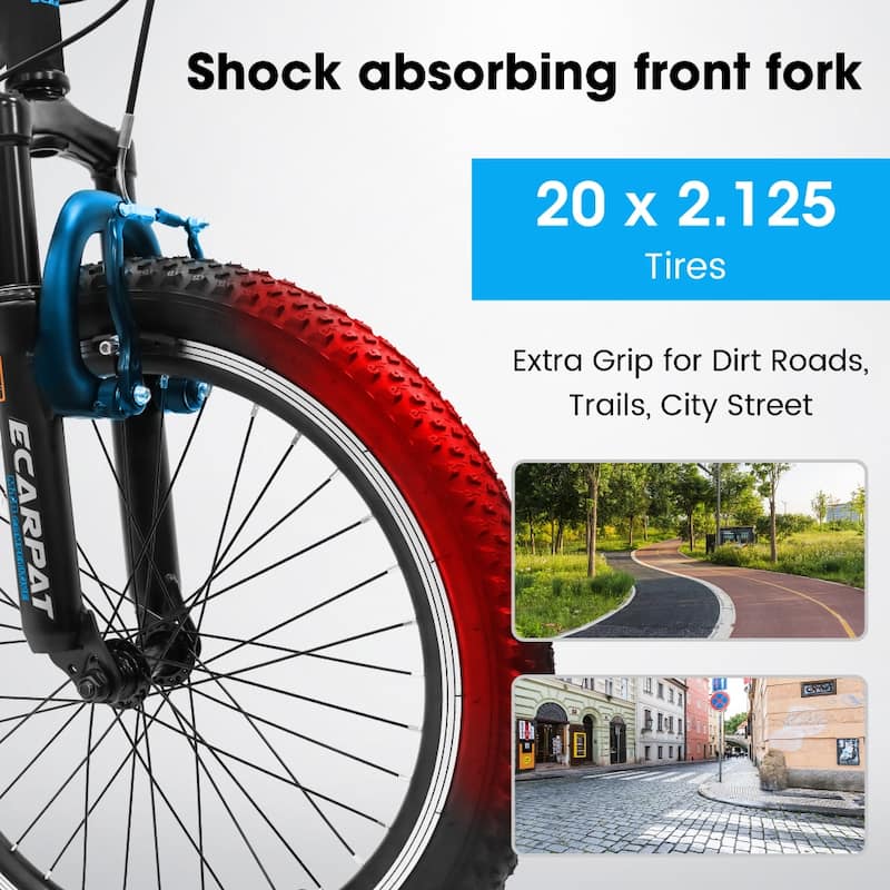 20 in Kids Montain Bike Gear Shimano 7 Speed Bike for Boys and Girls
