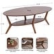 Kate and Laurel Nylah Oval Coffee Table - Bed Bath & Beyond - 39697147