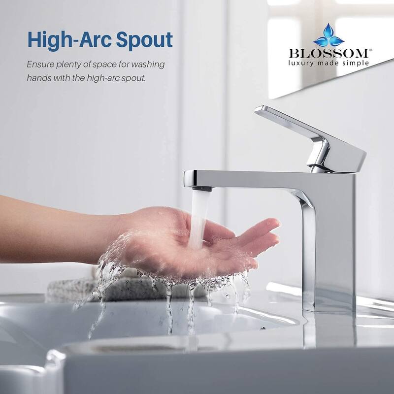 Blossom Stainless Steel Bathroom Sink Faucet