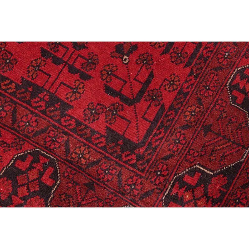 Southwestern Biljik Khal Mohammadi Blaire Red/Black Rug - 4'11'' x 6'4''
