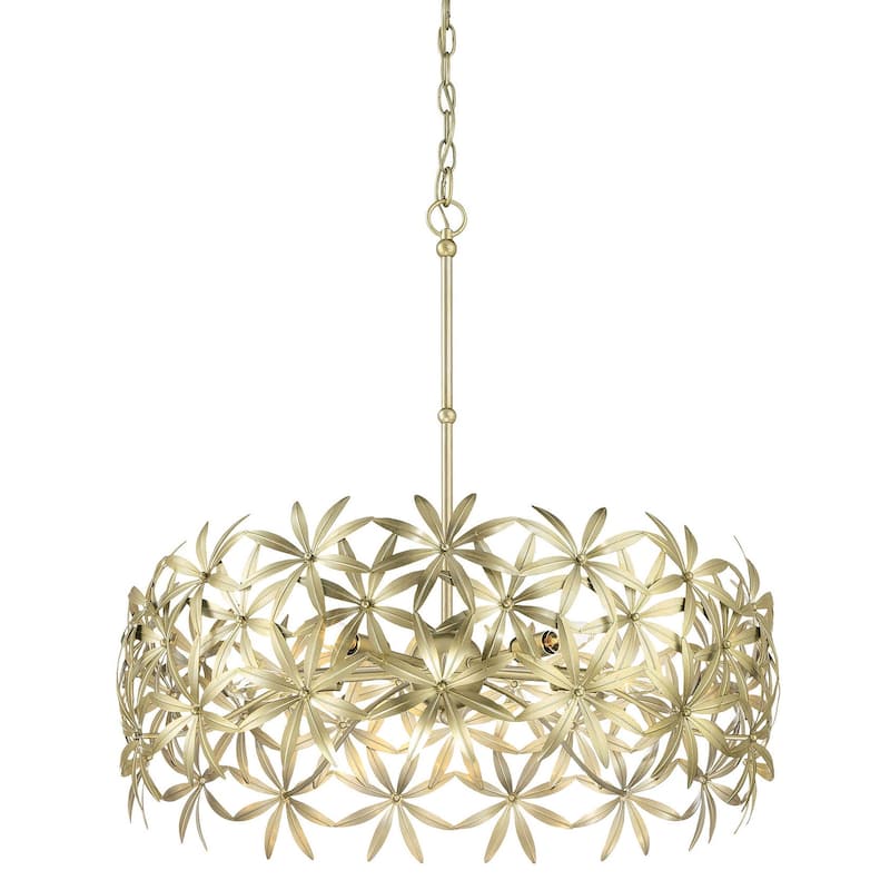 Minka Lavery 2145 Flower Child 5 Light 26" Wide Pendant - Ambry Gold