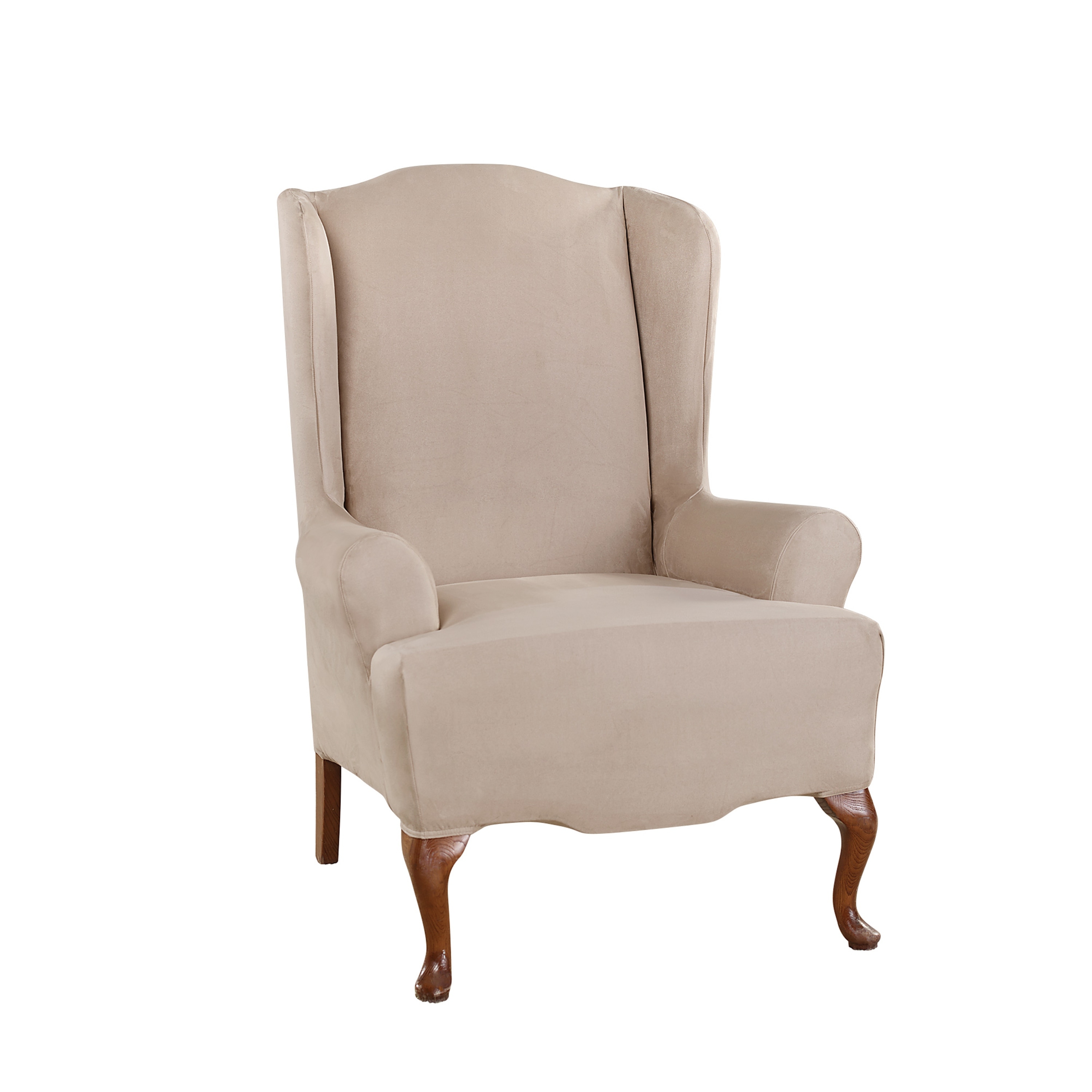 Grey suede chair best sale covers