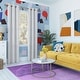preview thumbnail 10 of 62, Sun Zero Harper Bright Vibes Total Blackout Grommet Curtain Panel, Single Panel