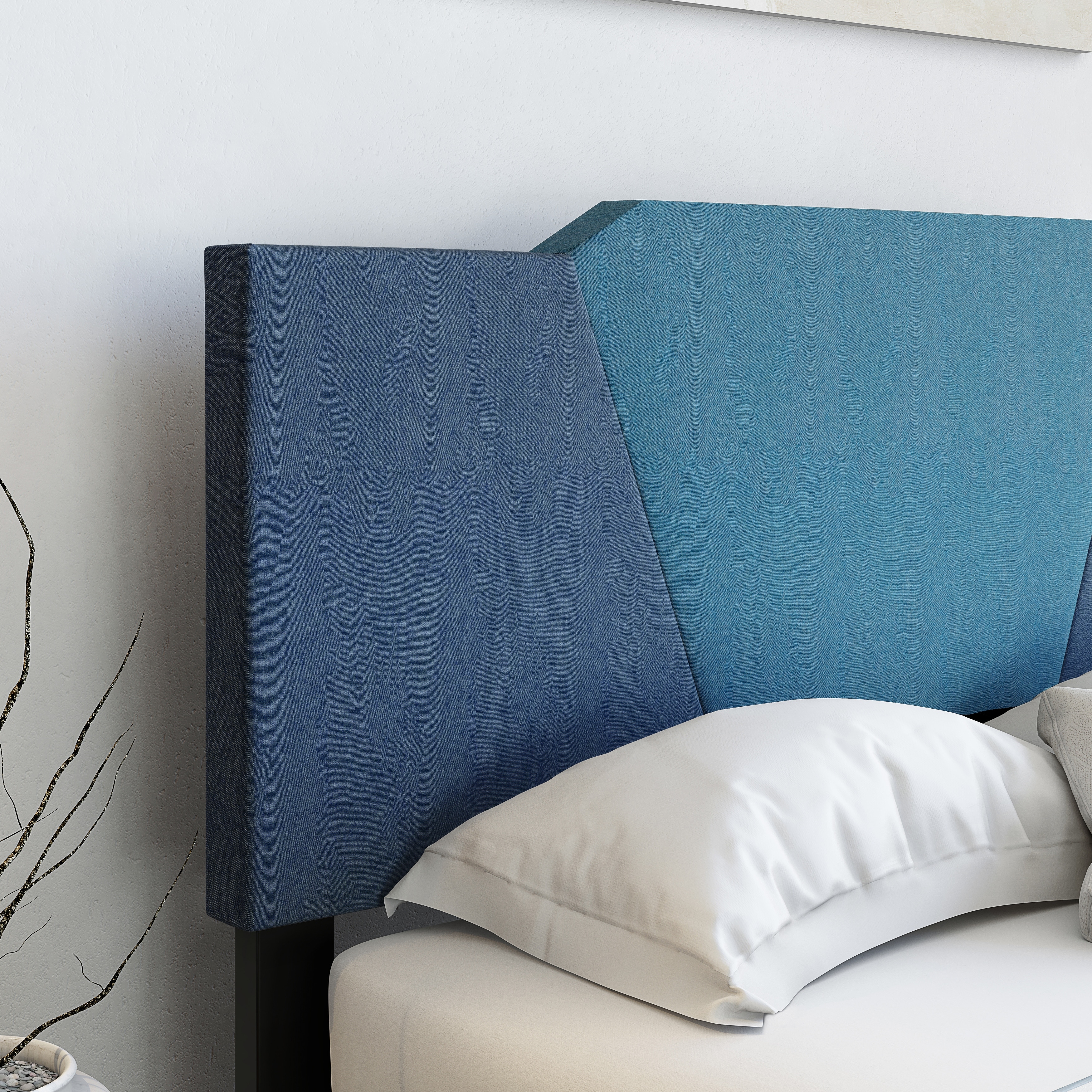 Tuscany upholstered platform bed sale