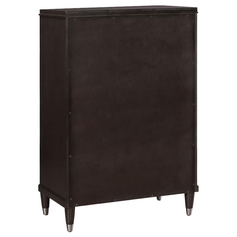 Emberlyn Mid-Century Modern 5-drawer Bedroom Chest Brown