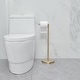 preview thumbnail 1 of 16, Freestanding Toilet Paper Roll Holder for Bathroom Kitchen and Washroom Gold