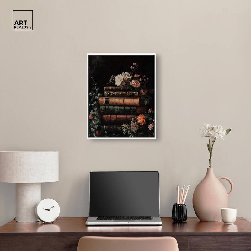 Stacked Wisdom Canvas by Art Remedy