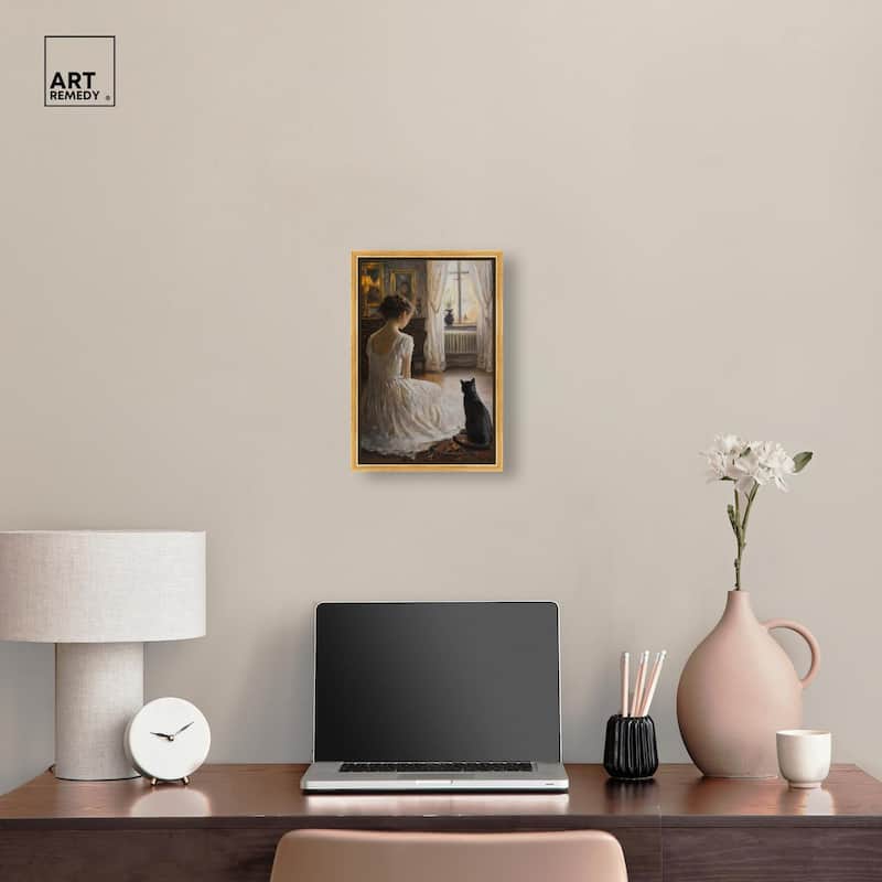 Her Faithful Companion Canvas by Art Remedy