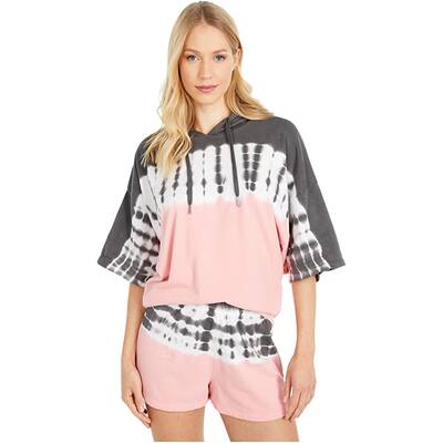P.J. Salvage Womens Sunset Glow Pajama Sweatshirt Top,, Multicoloured, Small