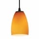 preview thumbnail 7 of 7, Access Lighting Sydney 1 Light Mini Pendant Oil Rubbed Bronze / Amber