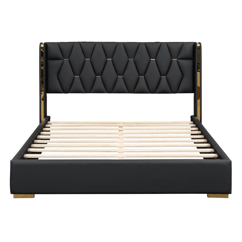 PU Upholstered platform bed