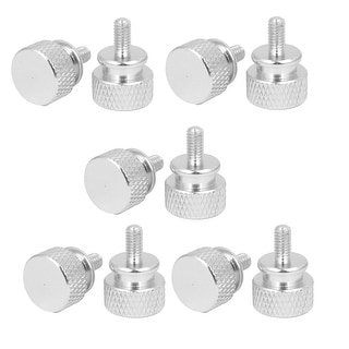 Computer PC Case Fully Threaded Knurled Thumb Screws M3.5x7mm 10pcs ...