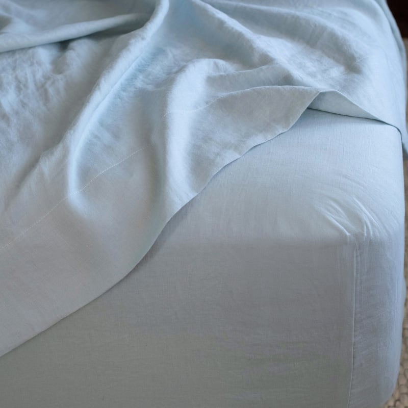 100% French Linen Sheet Set by BOKSER HOME
