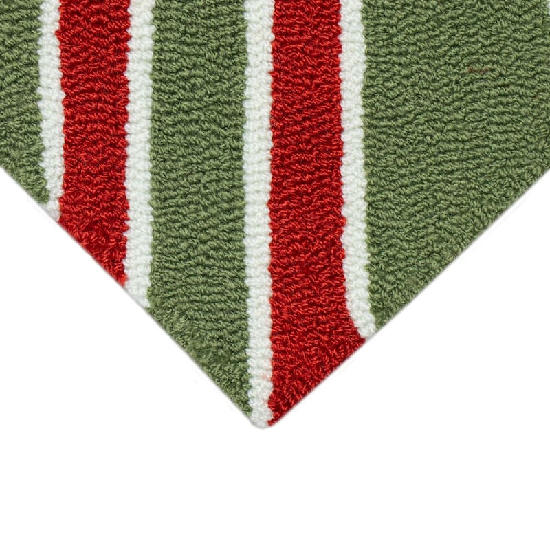 Liora Manne Frontporch Giftbox Indoor/Outdoor Rug Red