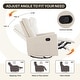 preview thumbnail 12 of 22, Recliner Chair, Swivel Rocking, Glider Rocker Recliner, Nursery Chair With Footrest For Living Room