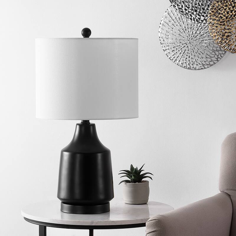 SAFAVIEH Lighting Satoko 24" Table Lamp - 14" W x 14" D x 26" H - 14Wx14Dx26H