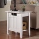 preview thumbnail 24 of 33, AFI Nantucket Chair Side Table with Built-in Charger