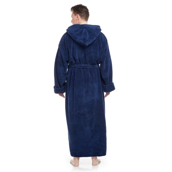 plush mens robe with hood