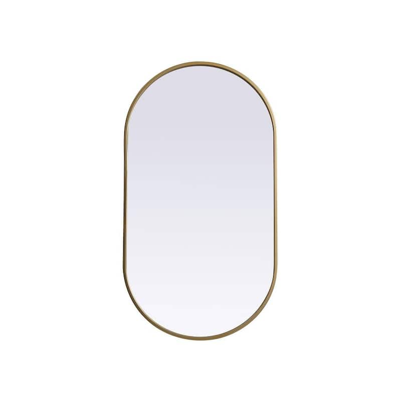 Elegant Lighting MR2A2036 Asha 20" W x 36" H Modern Oval Bathroom Wall