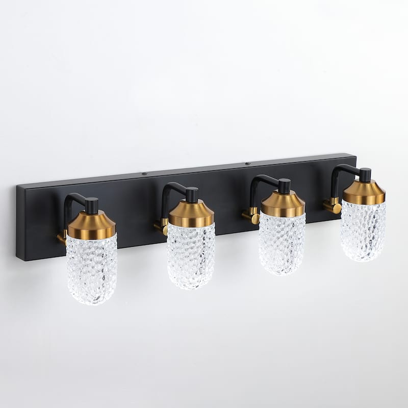 Vanity Lights With 4 LED Bulbs For Bathroom Lighting