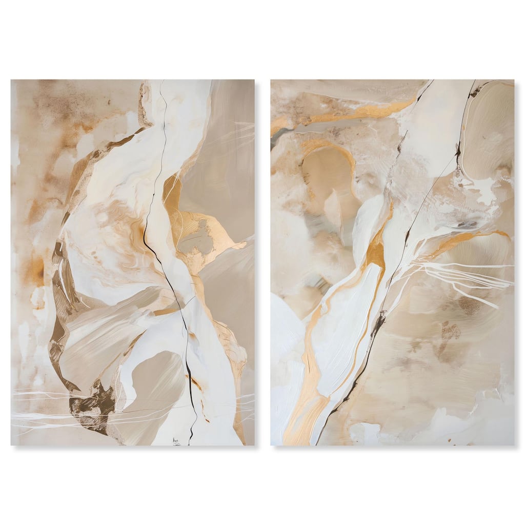 Mystic Reviere Set Canvas Set of 2 by Art Remedy, Gallery Wrapped