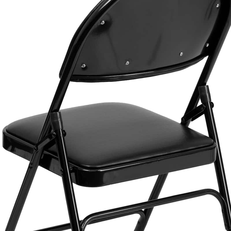 2 Pack Extra Large Ultra-Premium Triple Braced Folding Chair