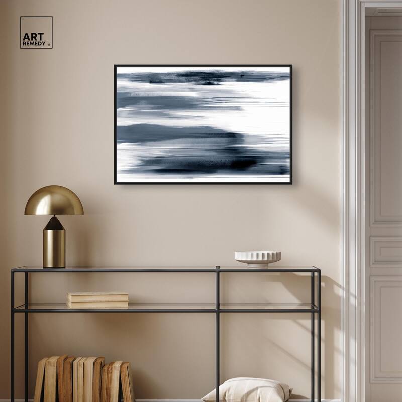 Blue Mirage Canvas by Art Remedy