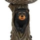 preview thumbnail 7 of 6, Brown Resin Carved Tree Bird Bath Fountain - 33.9" H x 18.9" W x 18.9" D