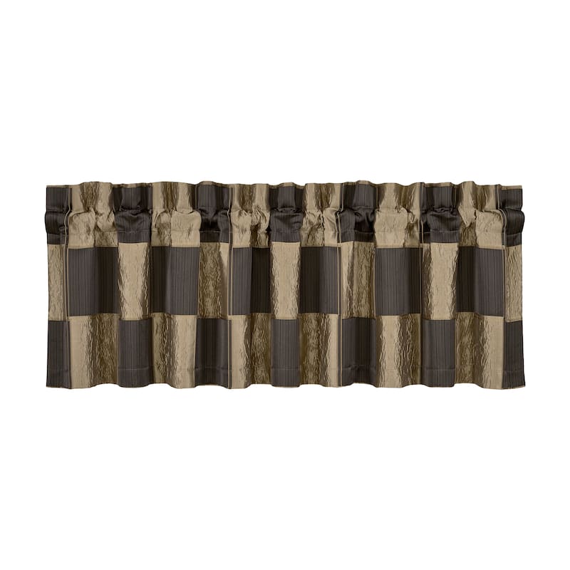 J. Queen New York Brando Bronze Window Straight Valance