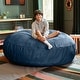 preview thumbnail 31 of 66, Jaxx Cocoon 6 Ft Giant Bean Bag Sofa and Lounger for Adults, Microsuede