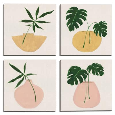 Simple Nature I, II, III, IV Canvas Art Prints