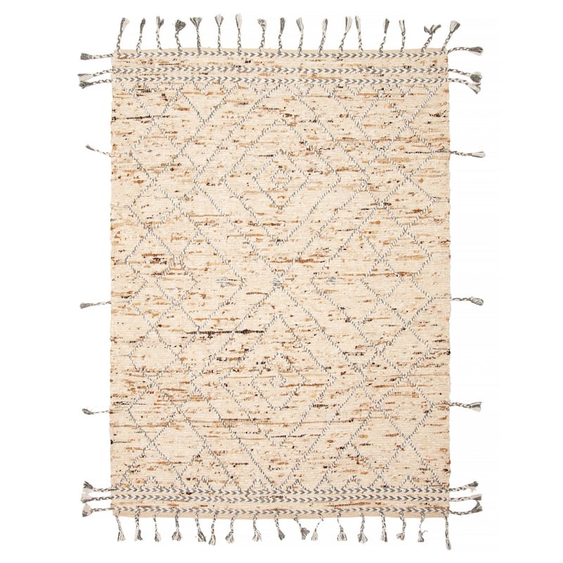 Sienna Cream Rug 5'6" x 7'7" - 5'6 x 7'7 - Cream - 5'6 x 7'7