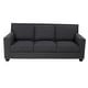 preview thumbnail 12 of 15, Gliden Modern Linen Fabric Sofa with Solid Wood Frame