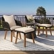 preview thumbnail 3 of 18, 5 Pieces Patio Furniture Chair Sets, Patio Conversation Set With Wicker Cool Bar Table,Ottomans,Outdoor Furniture Bistro Sets