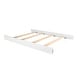 preview thumbnail 2 of 1, Evolur Convertible Crib Wooden Full Size Bed Rail - Frost