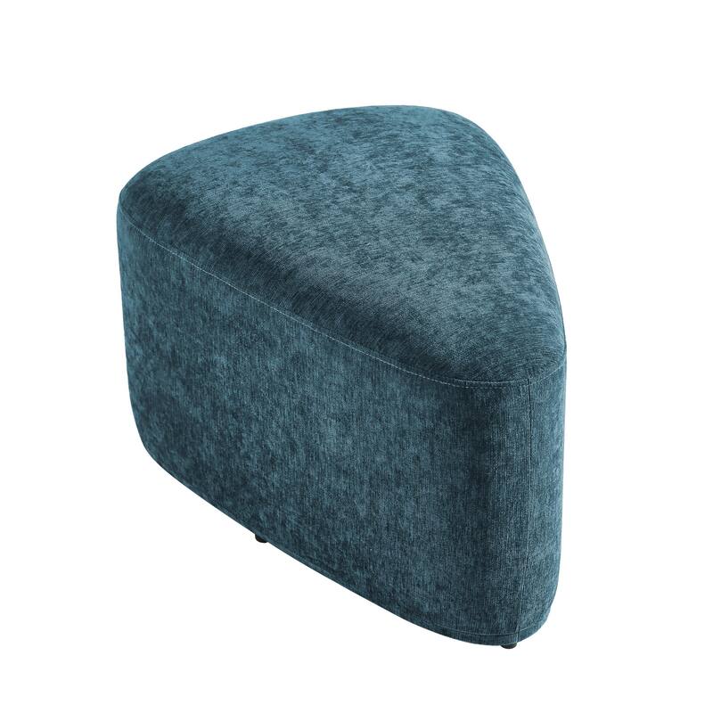 26" Footstools and Ottomans, Modern Fabric Pouf Ottoman